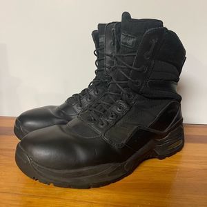 Magnum Viper II 8" Boots, Side Zip, Men 12,Work, Safety, Tactical, Motorcycle